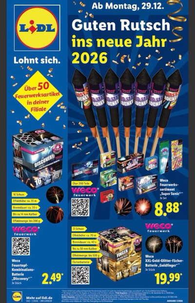 Lidl Silvester Prospekt 2025/2026