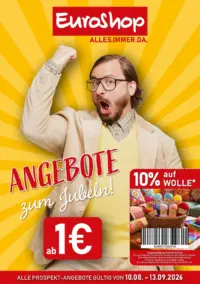 EuroShop Prospekt Cover ab 10.08.2026