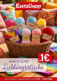 EuroShop Prospekt Cover ab 14.08.2026