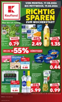 Kaufland Prospekt Cover ab 17.08.2026