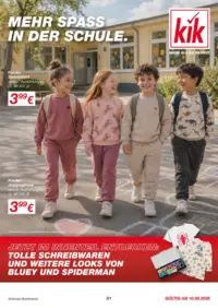KiK Prospekt Cover ab 17.08.2026