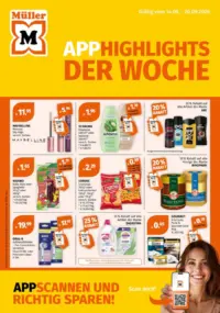 MÜLLER Prospekt Cover ab 14.09.2026