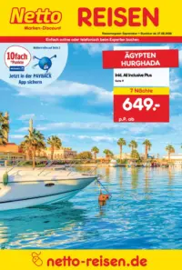 Titelseite des Netto Prospekts ab 01.09.2026