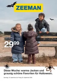 ZEEMAN Prospekt Cover ab 19.09.2026
